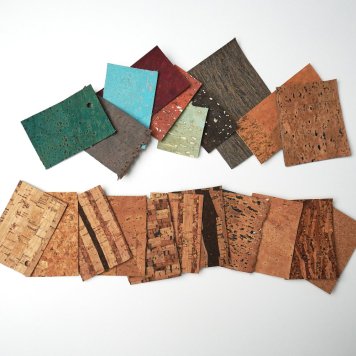 Vzorky korkových látek Vzorky korkových látek