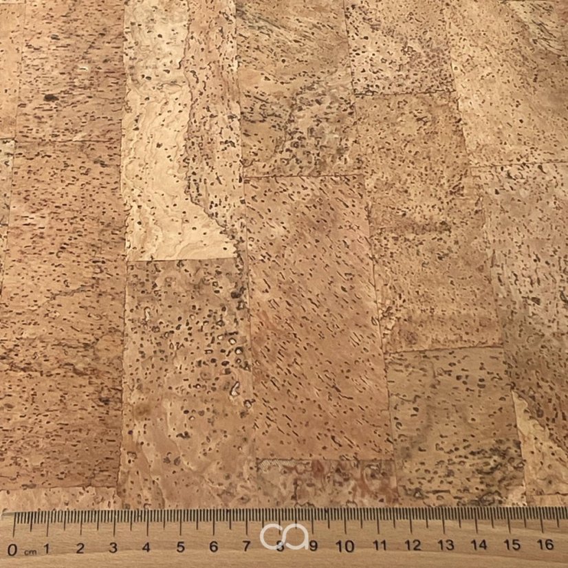 Prémiová portugalská korková látka I 220 g/m2 I Textured Natural - Rozměry: 160 cm x 100 cm (metráž)
