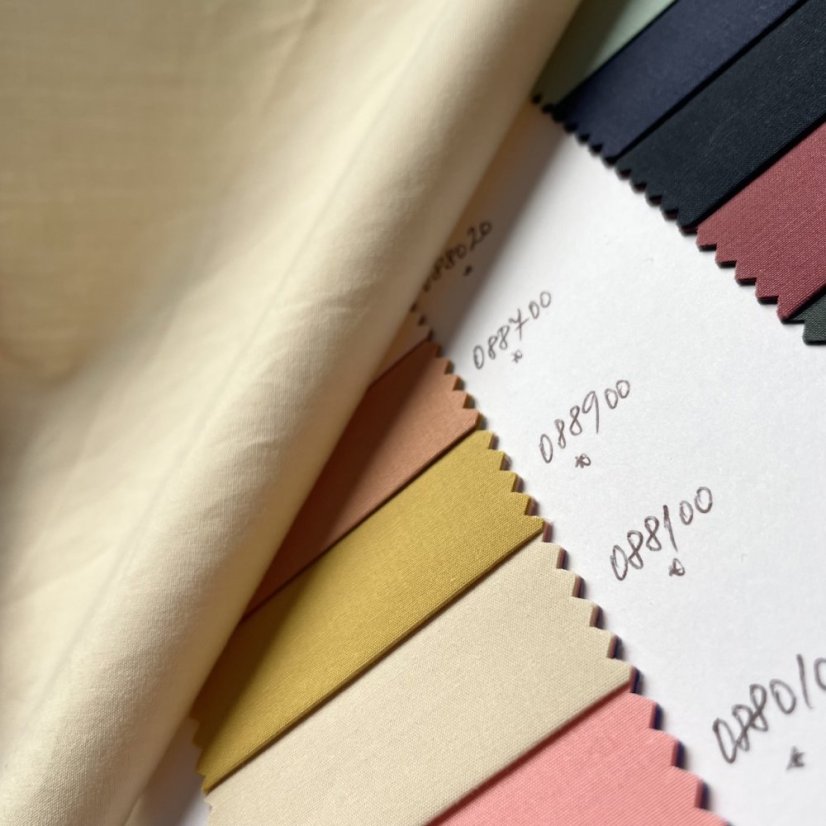 Popelín z organické bavlny I 130 g/m2