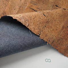 Prémiová portugalská korková látka I 220 g/m2 I Indigo Denim