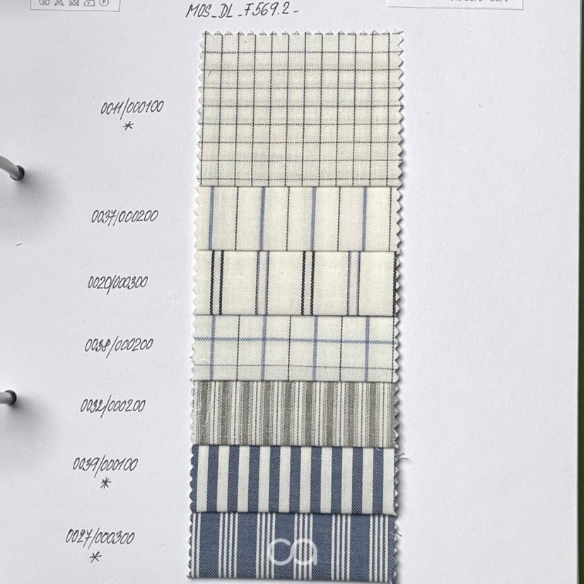 Tkaniny ze směsi bavlny a Merino vlny I 125 g/m2 - Kód produktu: MOS_DL8_