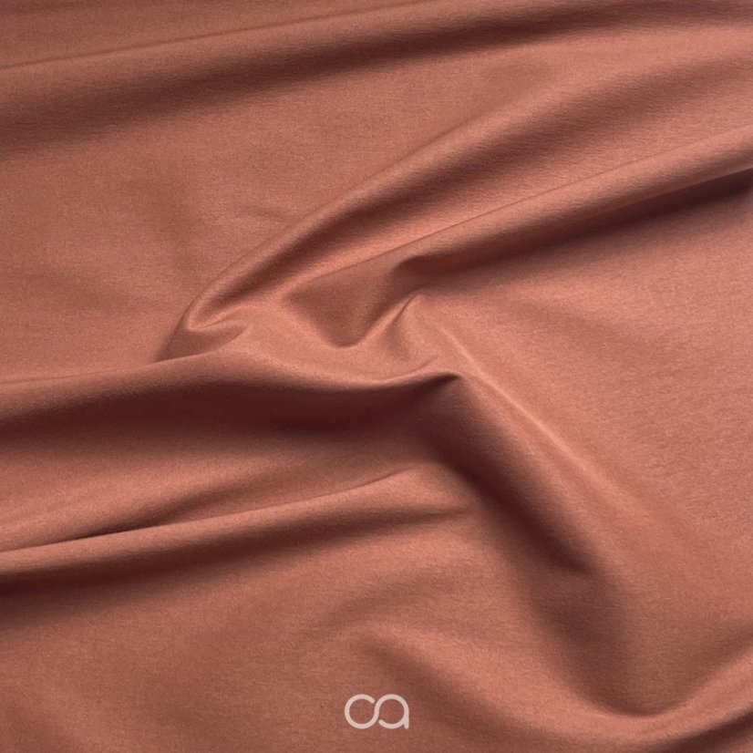 Látka s regulací a odvádění vlhkosti I 135 g/m2 I copper brown