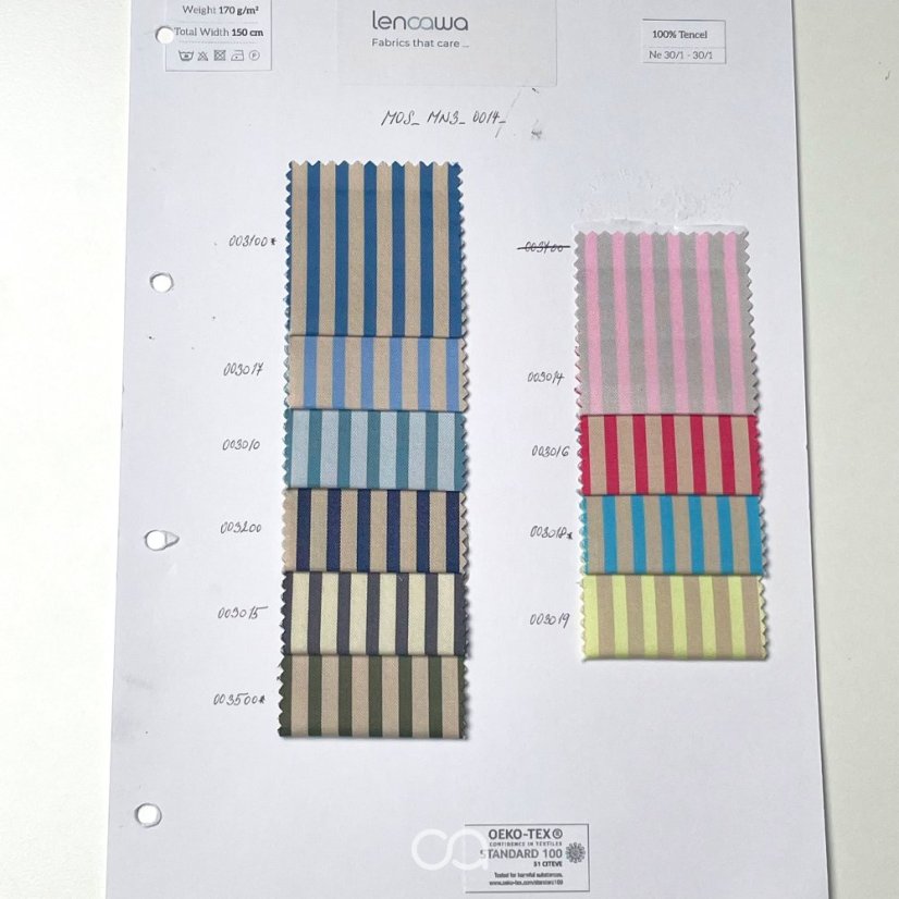 Tkaniny z TENCEL™ Lyocellu I 170 g/m2 - Kód produktu: MOS_MN8