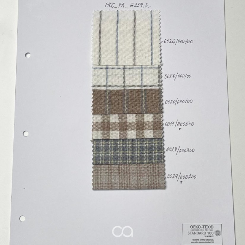 Tkaniny ze směsi modalu a Merino vlny I 140 g/m2