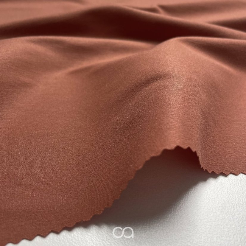 Látka s regulací a odvádění vlhkosti I 135 g/m2 I copper brown