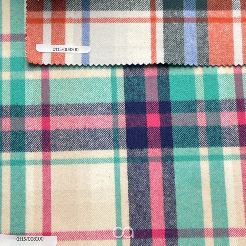 Pevné bavlněné flanely I 295 g/m2