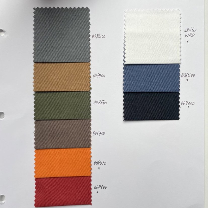 Keprové tkaniny z GOTS bavlny I 162 g/m2 - Kód produktu: MOS_VI