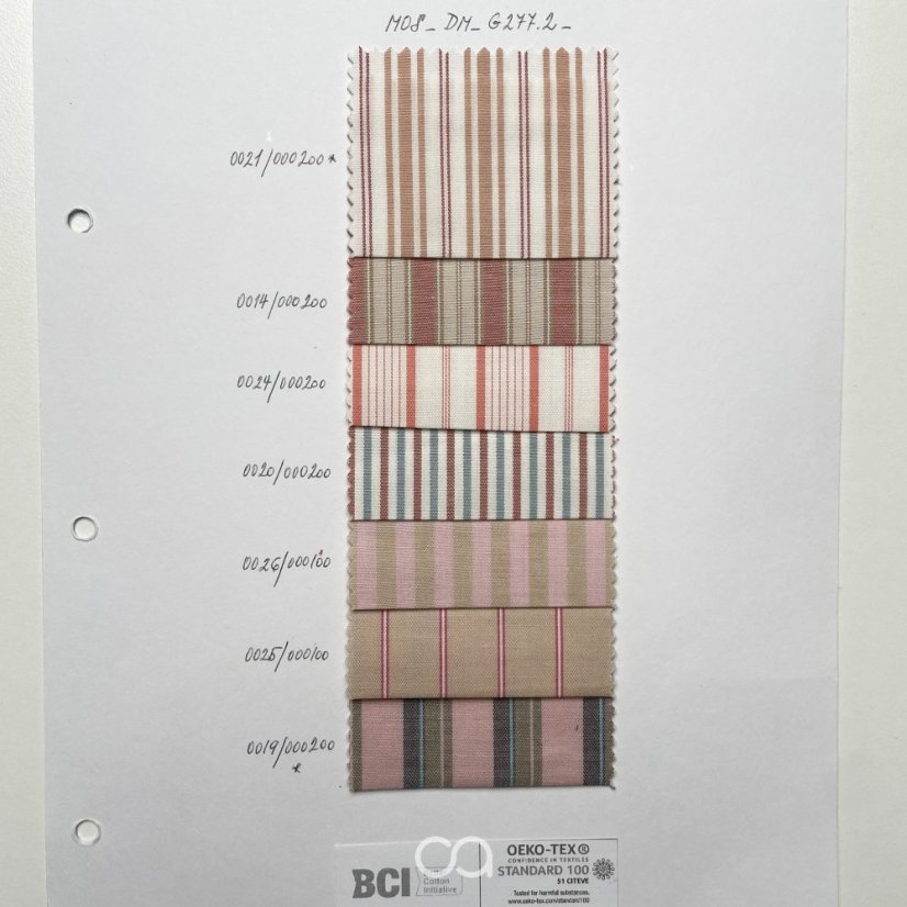 Lehké bavlny s viskózou z růže I 90 g/m2