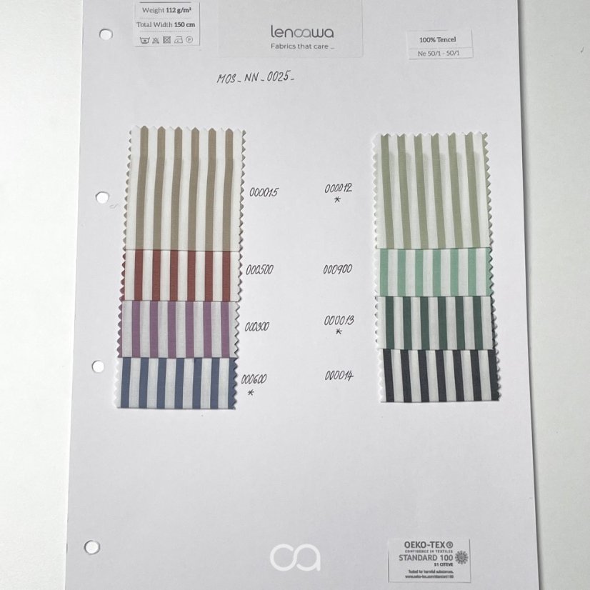 Lehké tkaniny z TENCEL™ Lyocellu I 112 g/m2 - Kód produktu: MOS_NN