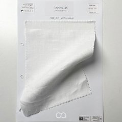 Tkanina ze 100% lnu I 155 g/m2 I bílá