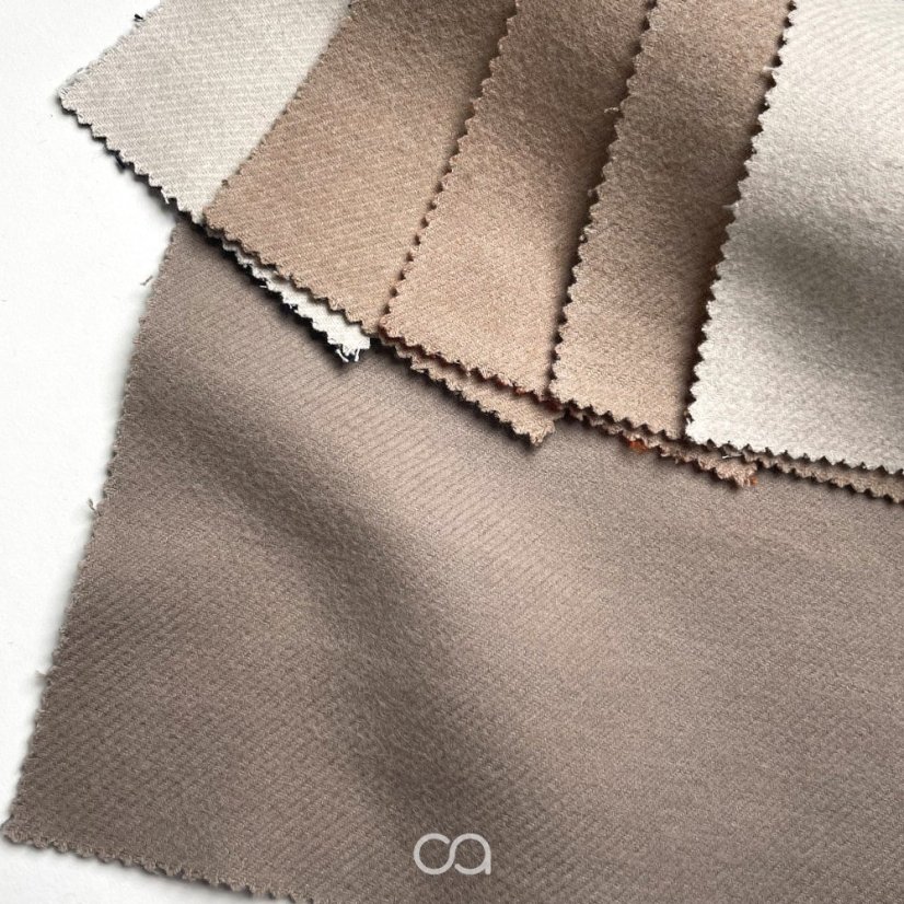 Dvouvrstvé bavlny s jemným chloupkem I 410 g/m2