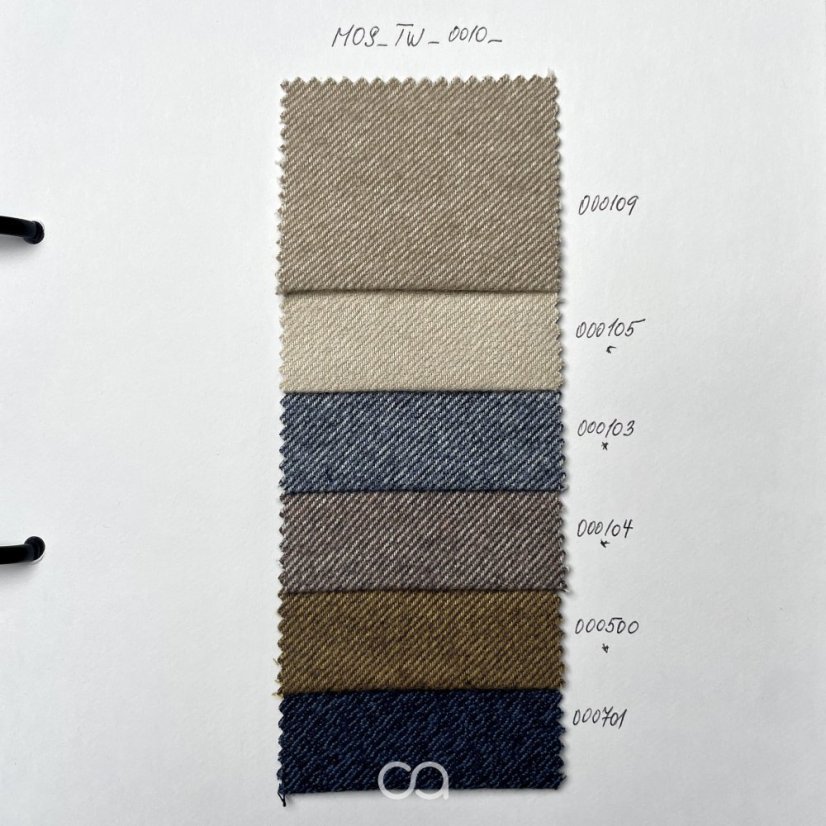 Extra jemné flanely z bavlny Mouliné I 160 g/m2