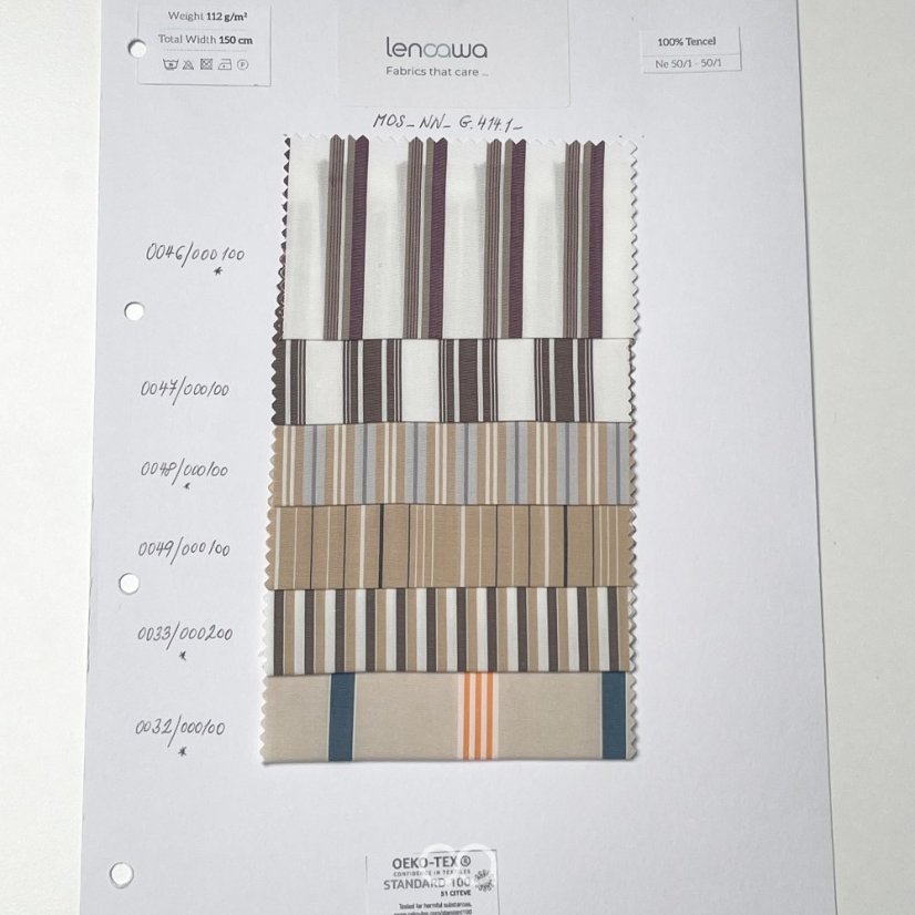 Lehké tkaniny z TENCEL™ Lyocellu I 112 g/m2 - Kód produktu: MOS_NN